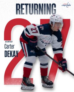 𝗥𝗘𝗧𝗨𝗥𝗡𝗜𝗡𝗚 | 𝗖𝗔𝗥𝗧𝗘𝗥 𝗗𝗘𝗞𝗔𝗬

Carter's back!

Defenceman Carter DeKay returns to Cowichan for the 2026-27 season after recording nine goals and 23 points in 42 games last year.

#ALLCAPS