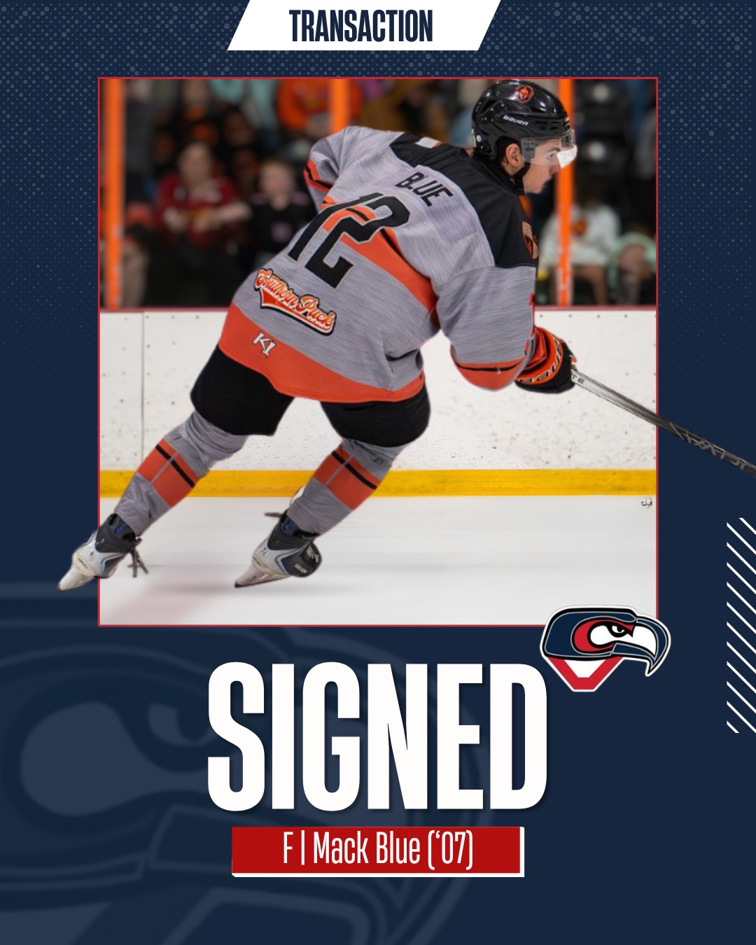𝗦𝗜𝗚𝗡𝗘𝗗 | 𝗠𝗔𝗖𝗞 𝗕𝗟𝗨𝗘

The Capitals are excited to announce the signing of 2007-born forward Mack Blue.

The 5-foot-9 Grand Forks, North Dakota native joins Cowichan after spending last season with the Oklahoma Warriors (NAHL), recording nine goals and 19 points in 48 games.

Welcome to Cowichan, Mack! 🔴⚪🔵

📰 Read more at cowichancapitals.com