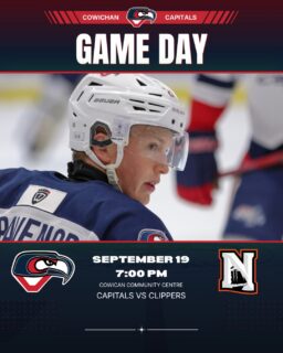 We’re back at the CCC tonight!

The Caps welcome the Nanaimo Clippers to town for the second half of Opening Weekend.

🆚 Nanaimo Clippers
⏰ 7:00 PM
📍 Cowichan Community Centre
📻 89.7 Sun FM
🎥 FloHockey.com

Saturday night. Island rivals. Let’s pack the CCC!

📸 @sophiesphotographys