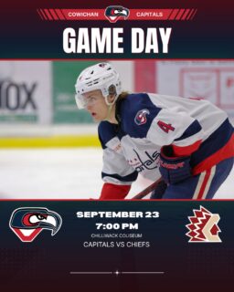 𝗚𝗔𝗠𝗘𝗗𝗔𝗬!

The Caps are in Chilliwack tonight to kick off an extended road trip against the Chilliwack Chiefs!

🆚 Chilliwack Chiefs
⏰ 7:00 PM
📍 Chilliwack Coliseum
📻 89.7 Sun FM
🎥 FloHockey

Tune in with Nicholas Arnold on the call as we look to get the road trip started on the right foot.

Let’s go, Caps!

📸 @sophiesphotographys