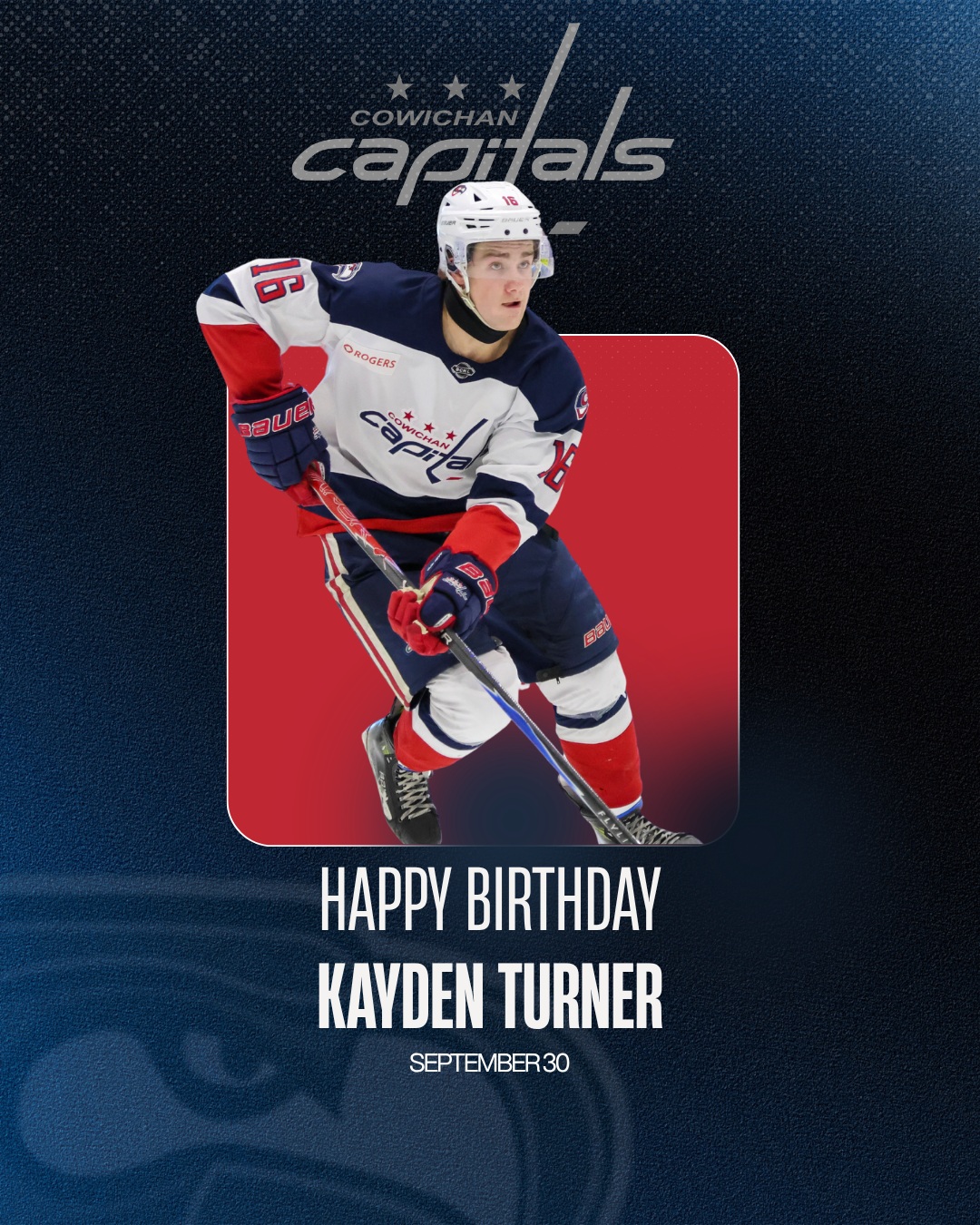 HAPPY BIRTHDAY, KAYDEN!
Join us in wishing Kayden Turner a happy birthday! π