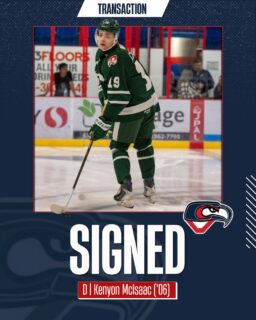 π¦πππ‘ππ | πππ‘π¬π’π‘ π πππ¦πππ
The Cowichan Capitals are excited to announce they've signed 2006-born defenceman Kenyon McIsaac!
Welcome to Cowichan, Kenyon!
π° Read more at cowichancapitals.com