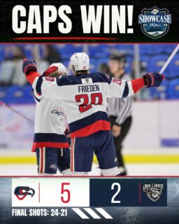 πππ£π¦ πͺππ‘!
ANOTHER BIG THIRD PERIOD! π₯
For the second straight game, the Capitals turned it up in the final frame, beating the Blackfalds Bulldogs 5-2 to complete a perfect 2-0 showing at the 2026 BCHL Showcase!
LET'S GO CAPS!