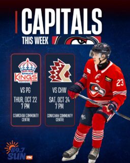 WE'RE FINALLY HOME!
After a lengthy road trip, the Capitals return to the Cowichan Community Centre for a pair of home games this week!
Thursday, Oct. 22 vs. Prince George Spruce Kings | 7 PM
Saturday, Oct. 24 vs. Chilliwack Chiefs | 7 PM
Let's pack the CCC and give the boys a warm welcome home!
🎟️ Tickets available at cowichancapitals.com
📸 @island_images_photography
#ALLCAPS