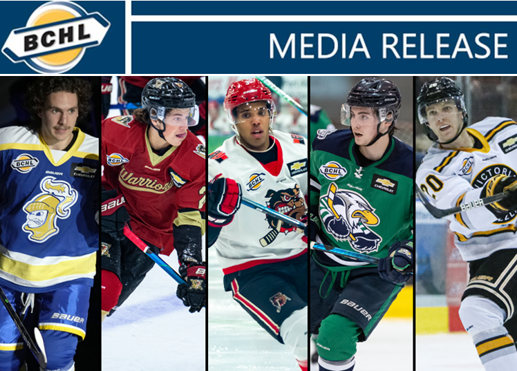 7 BCHL PLAYERS LISTED AS PLAYERS TO WATCH BY NHL CENTRAL SCOUTING