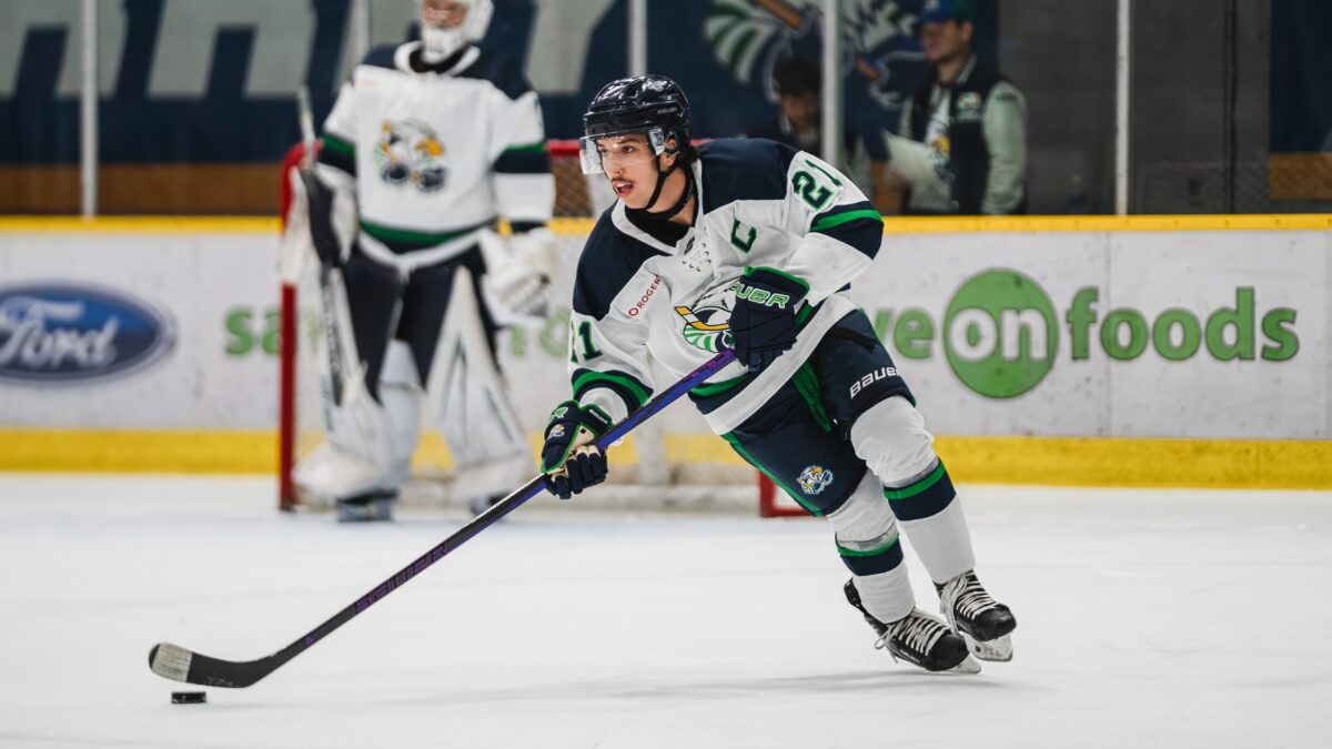Former Surrey Captain Gavin Rocha, who was acquired by the Cowichan Capitals early Wednesday. (PHOTO: Brandon David Images)